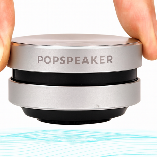 PopSpeaker Mini Boom Bone Conduction Speaker